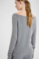 Pure Cashmere Sweater with Front Bow Detail