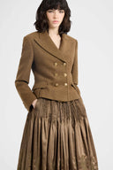 Veste tailleur croisée Green Loden