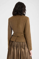 Veste tailleur croisée Green Loden
