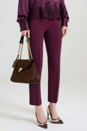 Cigarette Trousers in Interlock