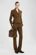Pantalon tailleur droit Green Loden