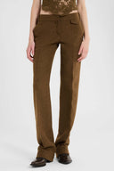 Pantalon tailleur droit Green Loden