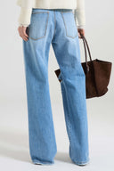 Baggy Jeans with Knee Rips