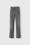 Baggy Jeans in Pure Cotton with Resca Pattern