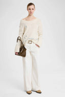 White boyfriend jeans