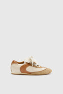 Sneakers Winner en laine bouclée et mouton effet vintage