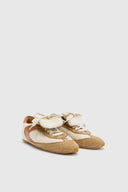 Sneakers Winner en laine bouclée et mouton effet vintage