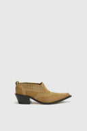 Leather Ankle Western Boots