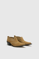 Leather Ankle Western Boots