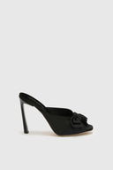 Mule in Raso Nero