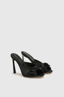 Mule in Raso Nero