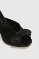 Mule in Raso Nero