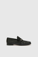 Mocassino in Montone Nappato Vintage con Intagli Couture