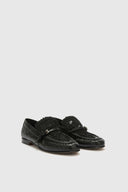Mocassino in Montone Nappato Vintage con Intagli Couture