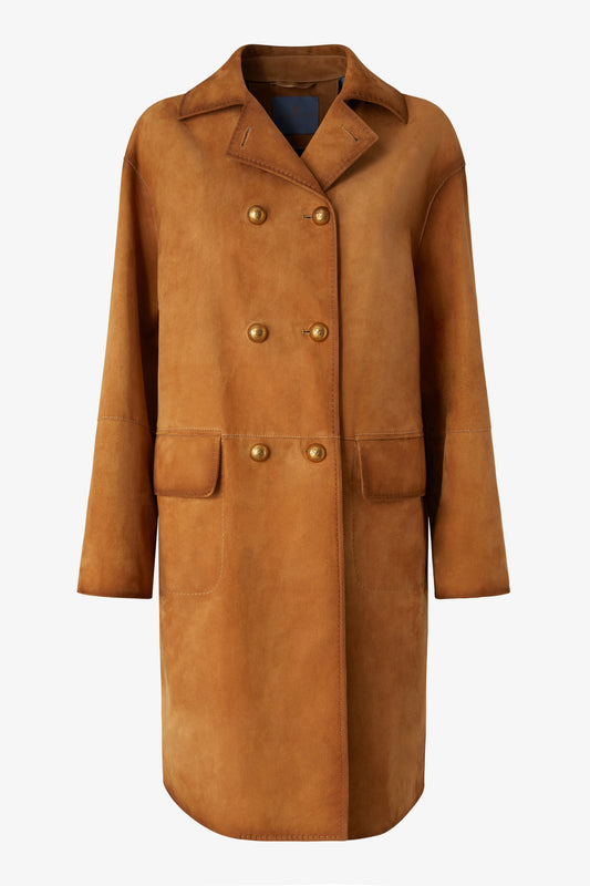 Suede coat