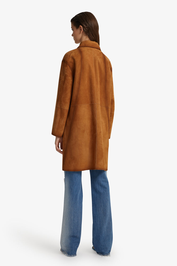 Suede coat