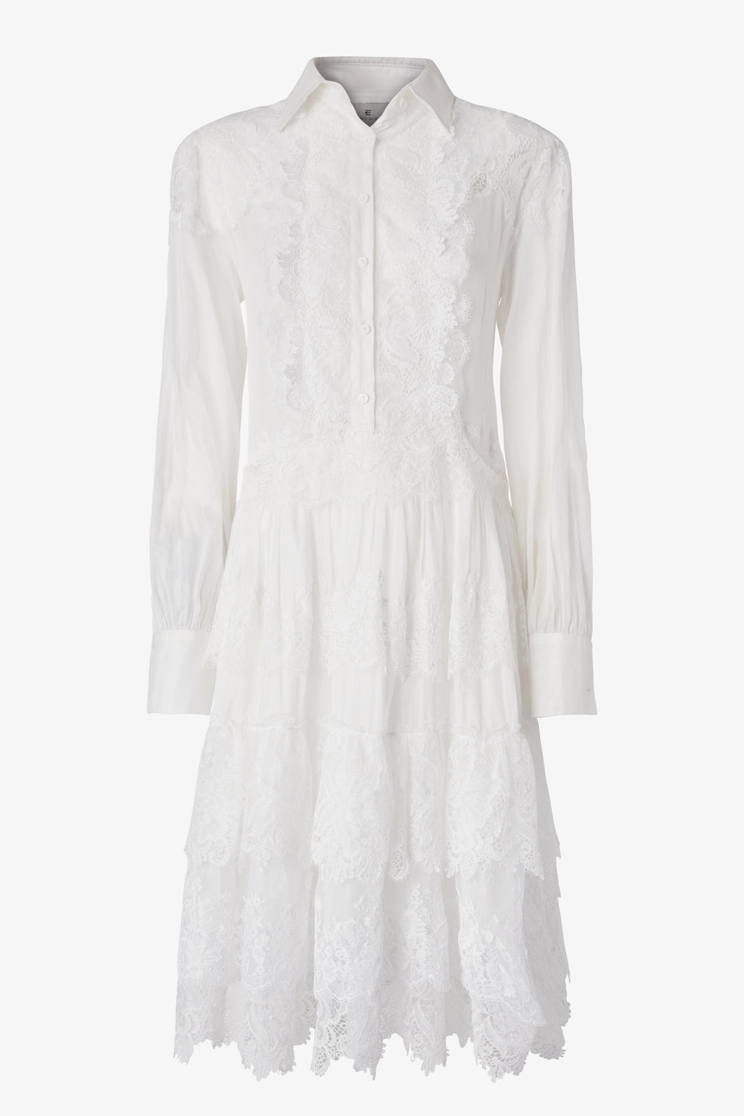 The Marshall Lace Dress-White main image 1