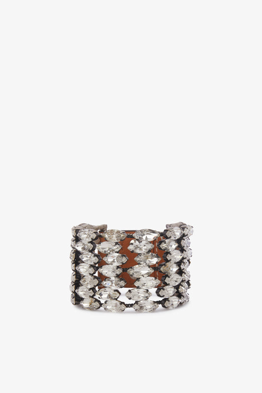 Crystal-adorned bracelet