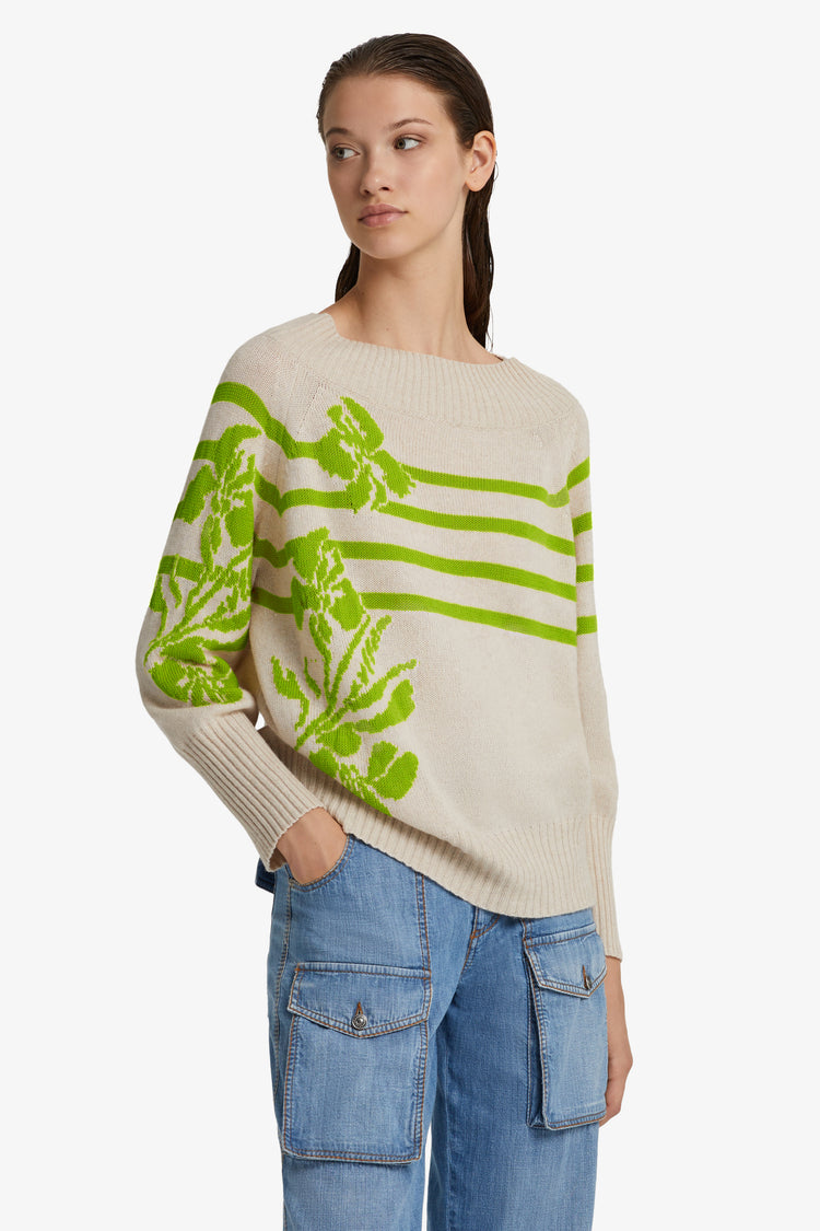Maglia over in cashmere di recupero