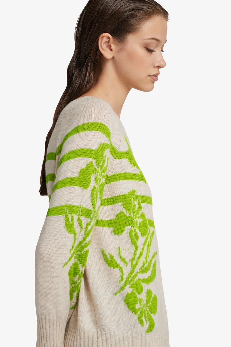 Maglia over in cashmere di recupero