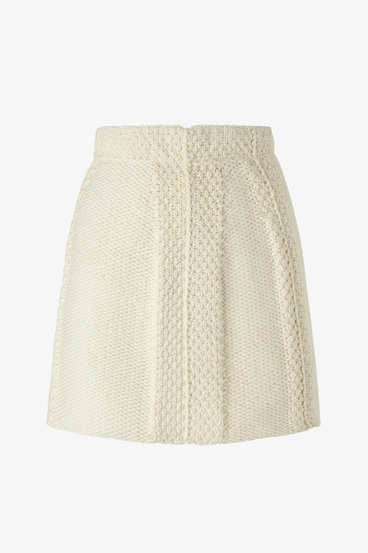 Cotton mini skirt