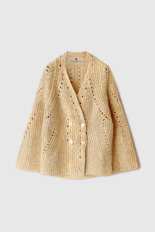Ermanno Scervino crystal-embellished knit jumper - Neutrals