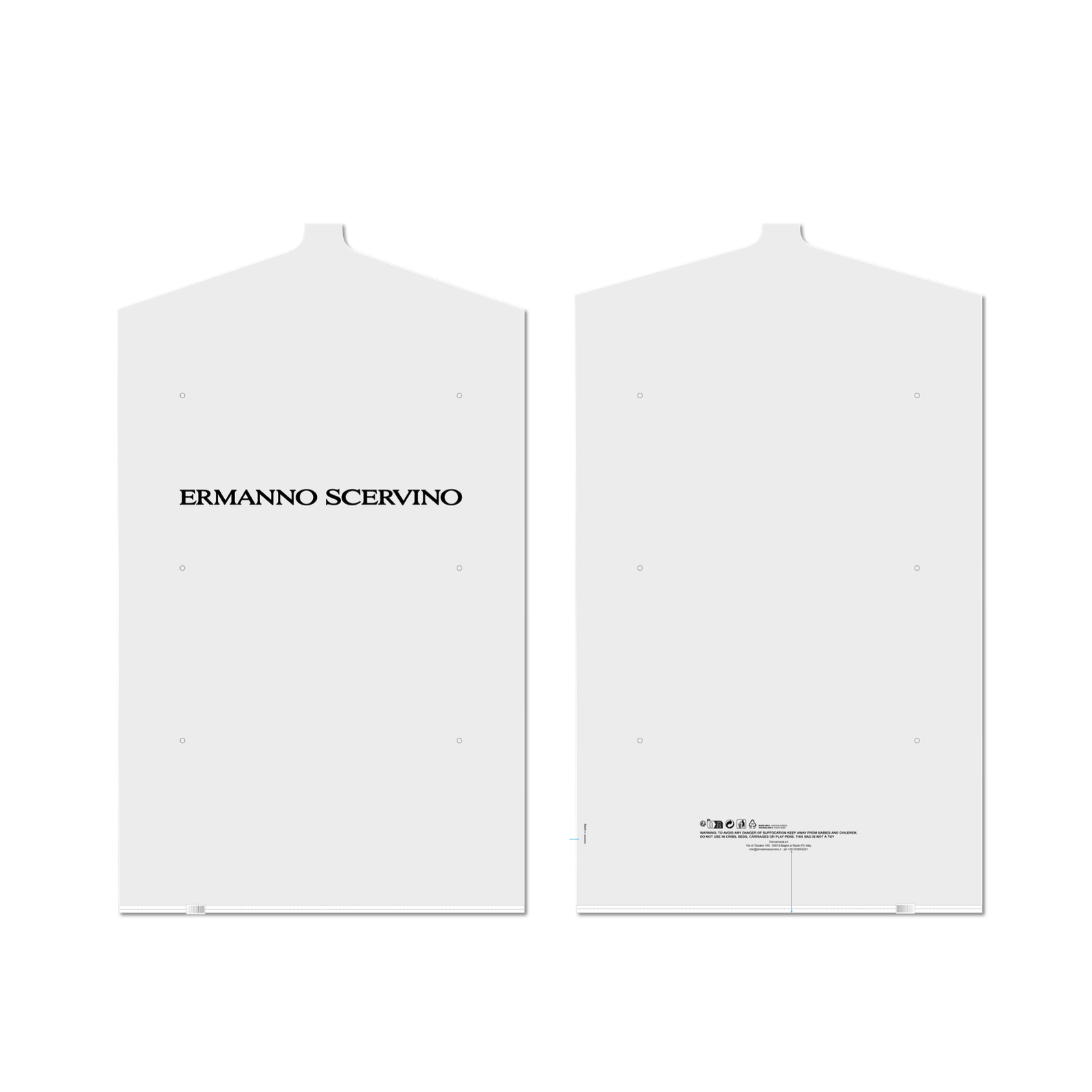 Plastic garment cover